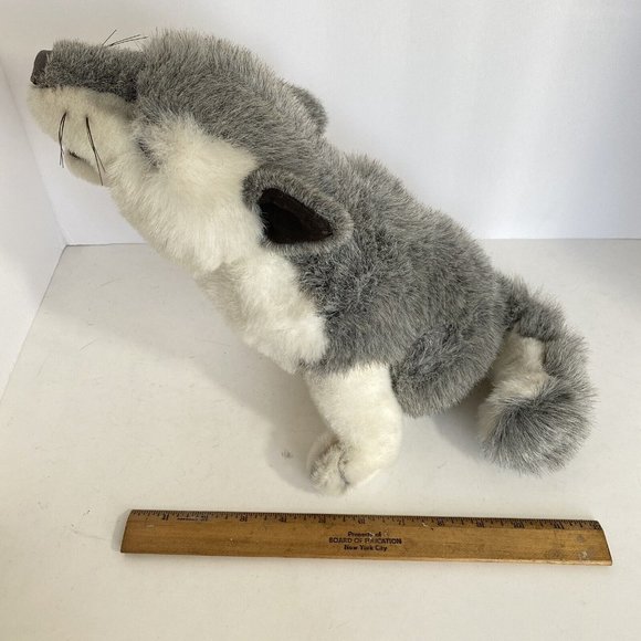A&A Plush Puppy Howling Husky Dog Wolf Coyote Stuffed Animal Plush Adorable 12” - Picture 14 of 14